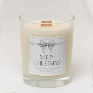 Merry Christmas: Karamell illatú gyertya