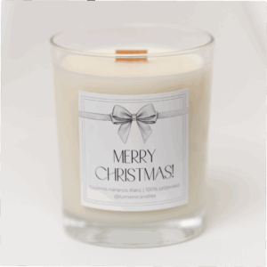 Merry Christmas: Fűszeres-narancs illatú gyertya