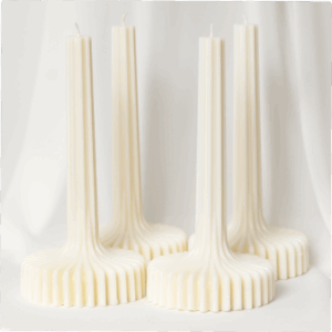 Csíkos talpas gyertya