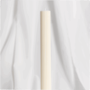 Hosszú csíkos oszlop gyertya