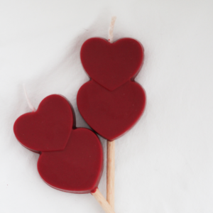 Szív alakú tortagyertya