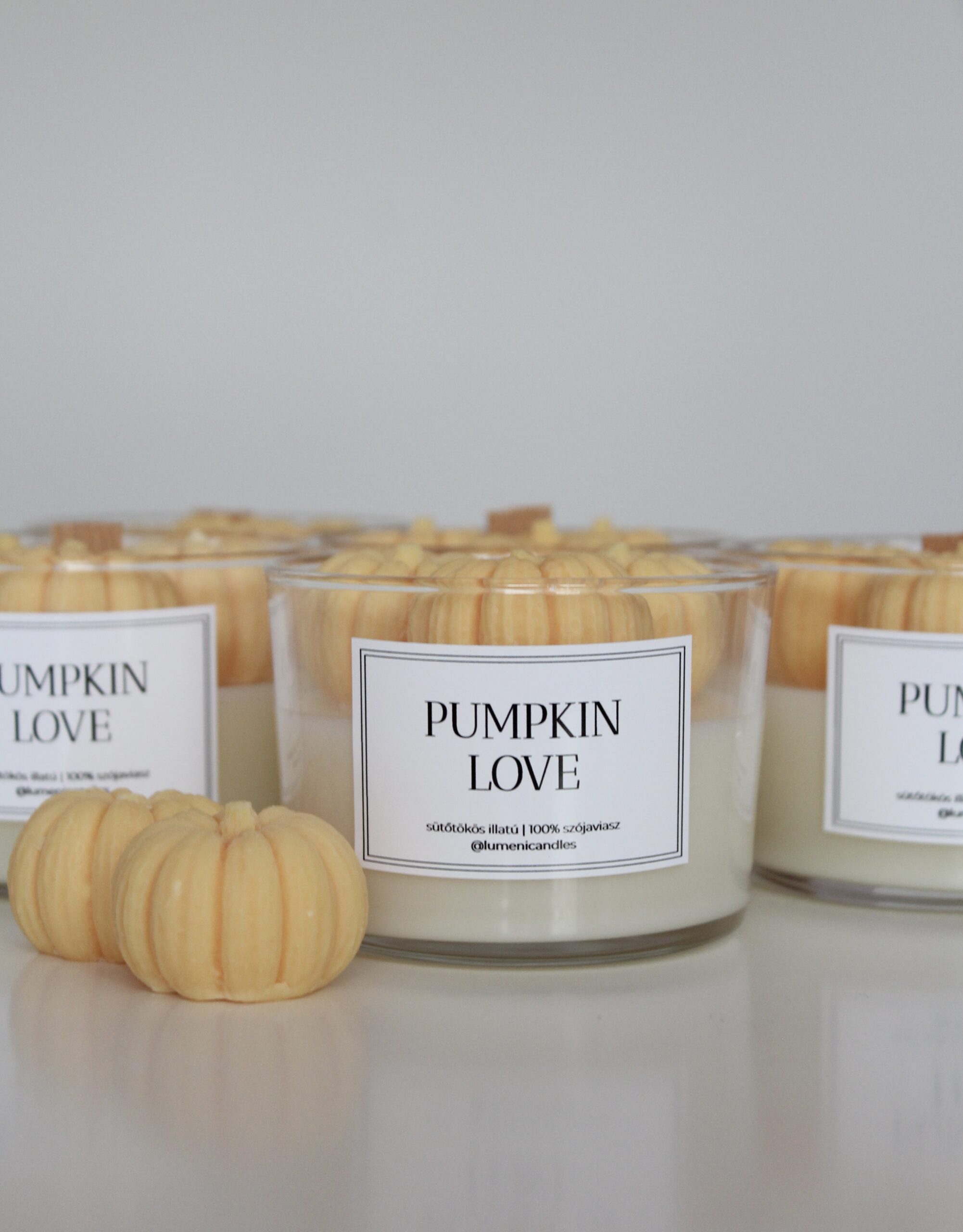 Pumpkin LOVE - fakanócos illatgyertya